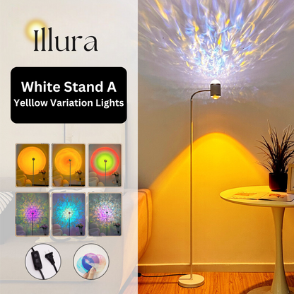 DuoGlow Illura Sunset & Waves Standing Lamp