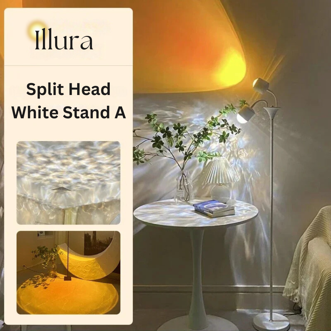 DuoGlow Illura Sunset & Waves Standing Lamp