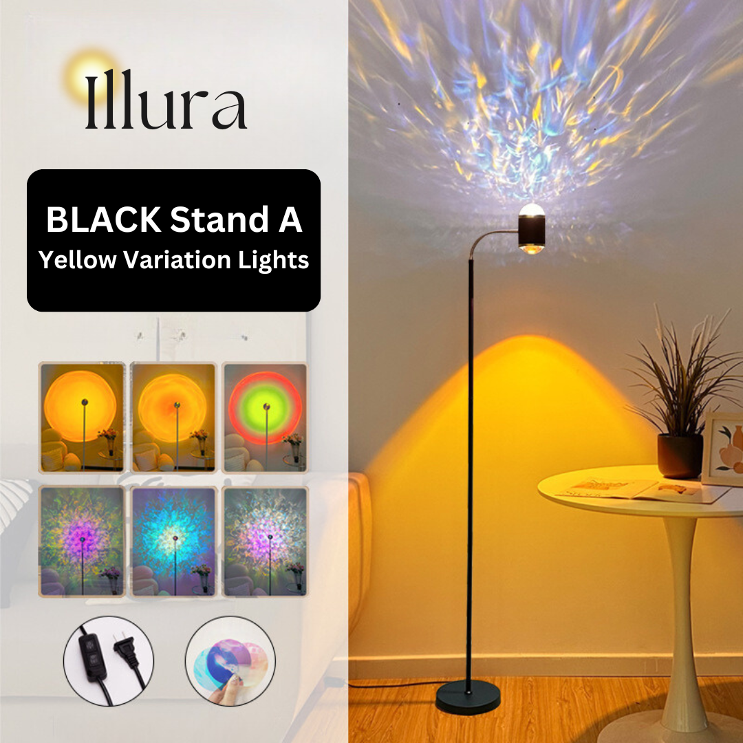 DuoGlow Illura Sunset & Waves Standing Lamp